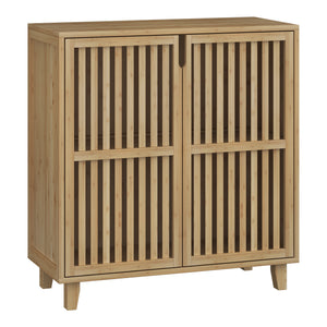 Dulap auxiliar Sirgerg 77x72x33 cm bambus natural [en.casa]