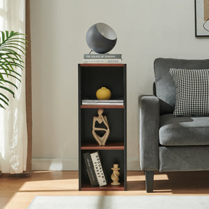 Raft ingust carti Tron 80x30x23 cm [en.casa] 