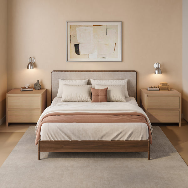 Noptiere Takranmaa set de 2 bucăți 54x60x40 cm aspect stejar [en.casa]