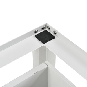 Suport pentru masina de spalat standard AAWR-8002 alb cu sertar [en.casa]