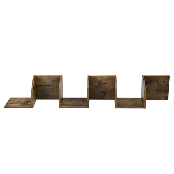Raft decor de colt HTRW-8279 zig-zag montabil perete  [en.casa]