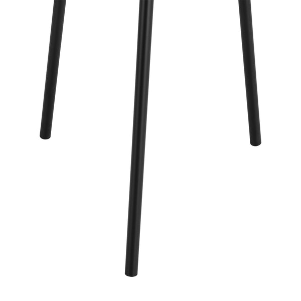 Suport flori Dalhem set 2 bucati metal negru masuri diferite [en.casa]