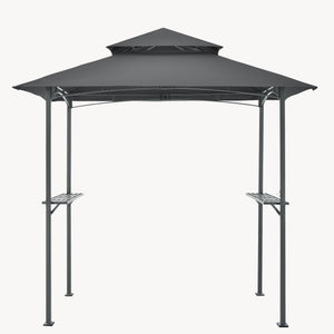 Pavilion pentru gratar BBQ Parga 250 x 241 x 151 cm gri inchis [en.casa]
