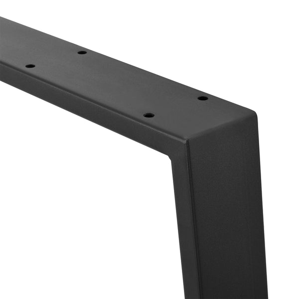 Picioare masa ACTL-3804 otel 55 - 75 x 72 cm negru  [en.casa] 
