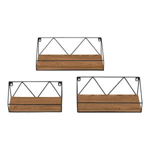 Raft de perete Kolding set 3 bucati masuri diferite [en.casa] 