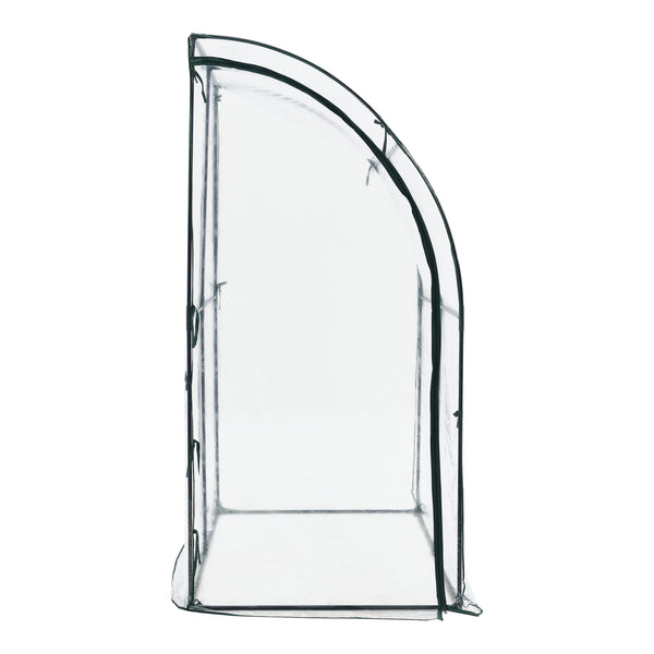 Sera gradina Juta 100 x 200 x 215 cm otel/PVC [en.casa]