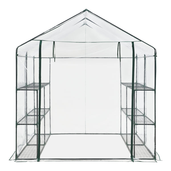 Solar gradina Grunau 200 x 200 x 220 cm PVC [en.casa]