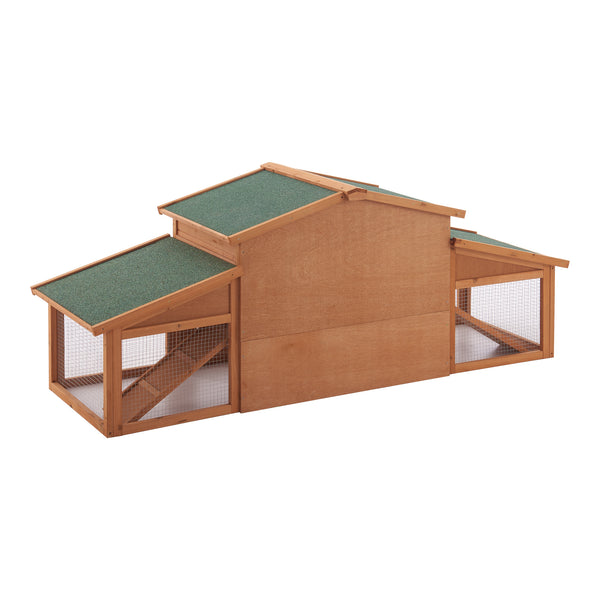 Cusca iepuri mici Schmitten 72 x 180 x 62 cm lemn brad [en.casa]