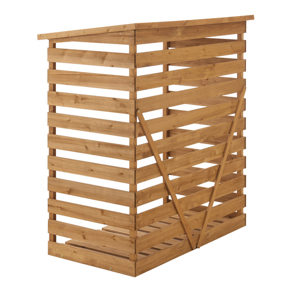 Suport lemne foc ACKS-7608 acoperit 123 x 116 x 64 cm [en.casa]