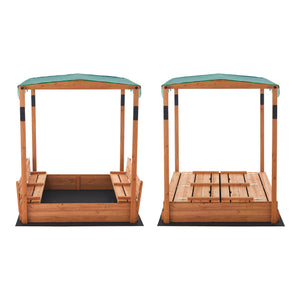 Lada lemn pentru nisip Pitsunda 145 x 118 x 118 cm brad [en.casa]