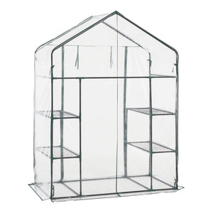 Solar gradina Hoorn 140 x 73 x 195 cm folie PVC transparent [en.casa]