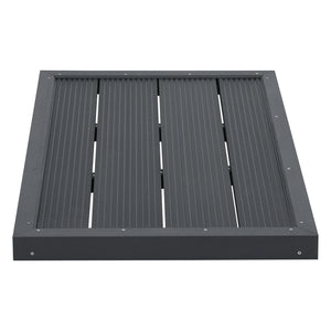 Cadita dus gradina Nurtingen 150kg WPC gri inchis [en.casa]