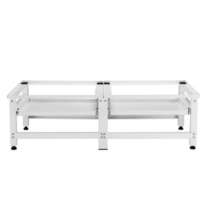 Suport dublu pentru masina spalat Bothel fiecare cu cate 1 raft extensibil [en.casa]