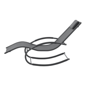 Scaun balansoar gradina Tarent 150 Kg gri inchis [en.casa]
