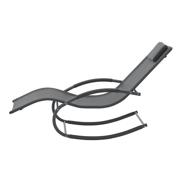 Scaun balansoar gradina Tarent 150 Kg gri inchis [en.casa]
