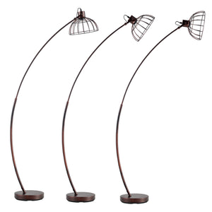 Lampa de podea Portsmouth maro ruginiu 1 x E27 max. 60W [lux.pro]
