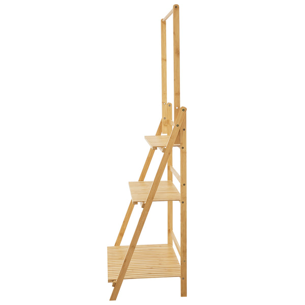 Suport flori Brando bambus tip scara [en.casa]