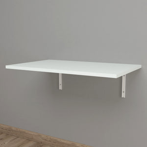 Masa pliabila montabila pe perete Klepp 72 x 45 cm alb [en.casa]