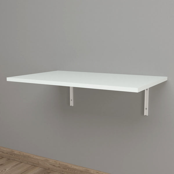 Masa pliabila montabila pe perete Klepp 72 x 45 cm alb [en.casa]