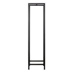 Suport pentru lemne de foc Taarbec 140 x 35 x 35 cm otel negru mat [en.casa]