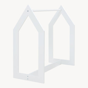Suport haine casuta copii Værløse 78x75x35 cm alb [en.casa]