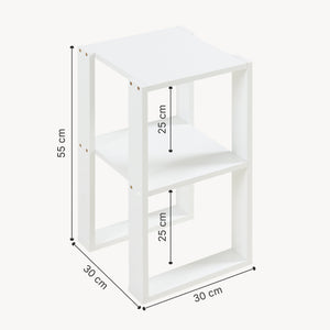 Masuta Thyholm 55 x 30 x 30 cm alb [en.casa]