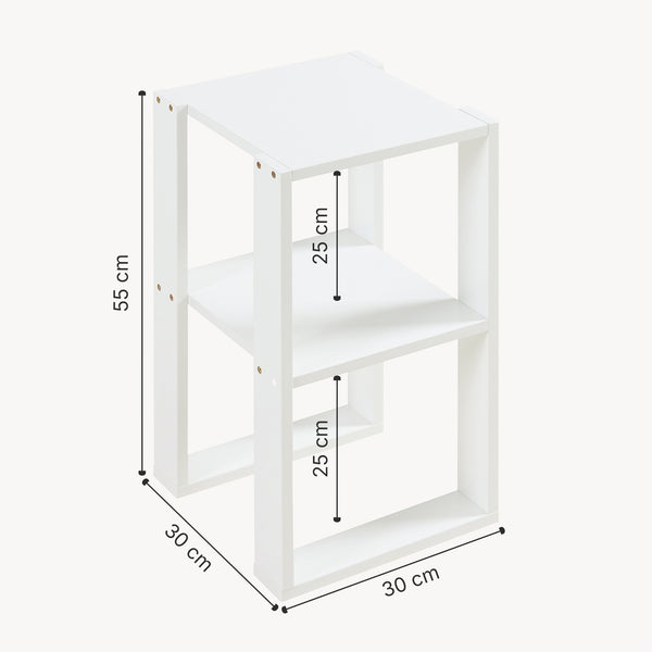 Masuta Thyholm 55 x 30 x 30 cm alb [en.casa]