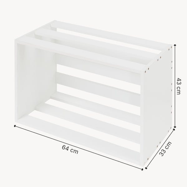 Masa laterala Ronde 43 x 64 x 33 cm alb [en.casa]