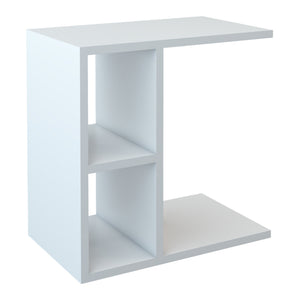 Masa laterala Ravnsborg 50x50x30 cm alb [en.casa]