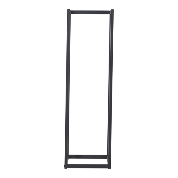 Suport lemne foc Tanum 35x35x120cm otel negru [en.casa]