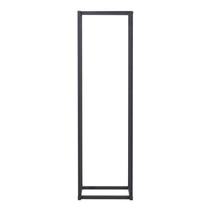 Suport lemne foc Tibro 35x35x120cm otel negru [en.casa]
