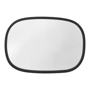 Oglindă de perete Copertino 70x50 cm Negru, mat [en.casa]
