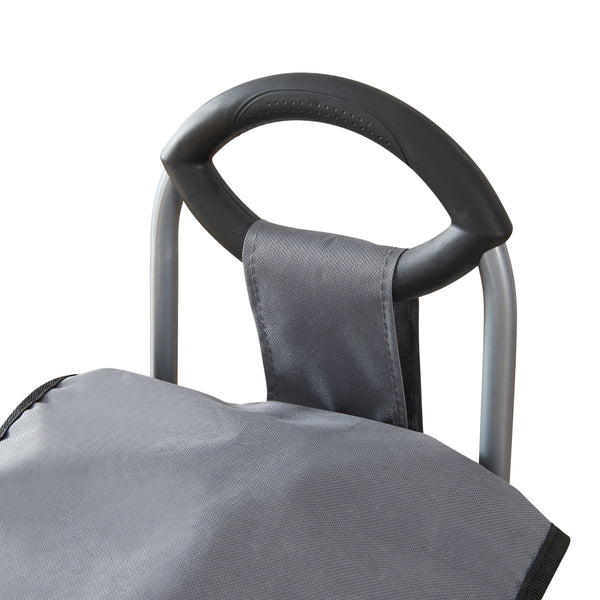 Carucior cumparaturi Norre 36 L gri inchis negru [en.casa]