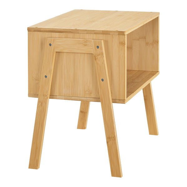 Set de noptiere Vinderup bambus, natural [en.casa]