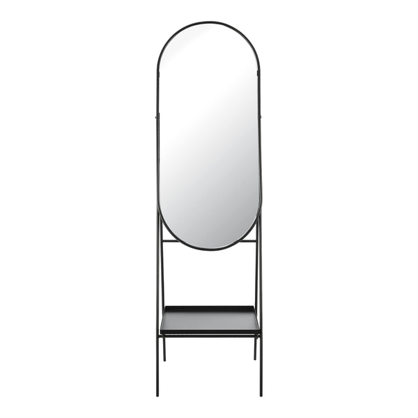 Oglindă de podea Perano cu raft 160 x 46 cm [en.casa]