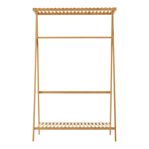 Suport haine Horten 140x90x45cm bambus [en.casa]