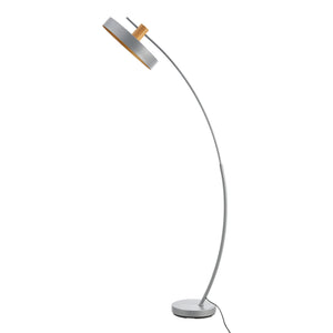 Lampa podea curbata Stafford 159 cm gri [lux.pro] 
