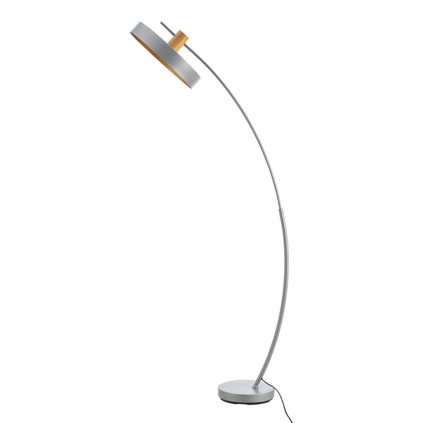 Lampa podea curbata Stafford 159 cm gri [lux.pro] 