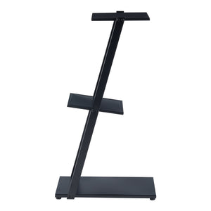 Raft de sine statator Rollag 72x40x25cm negru [en.casa]