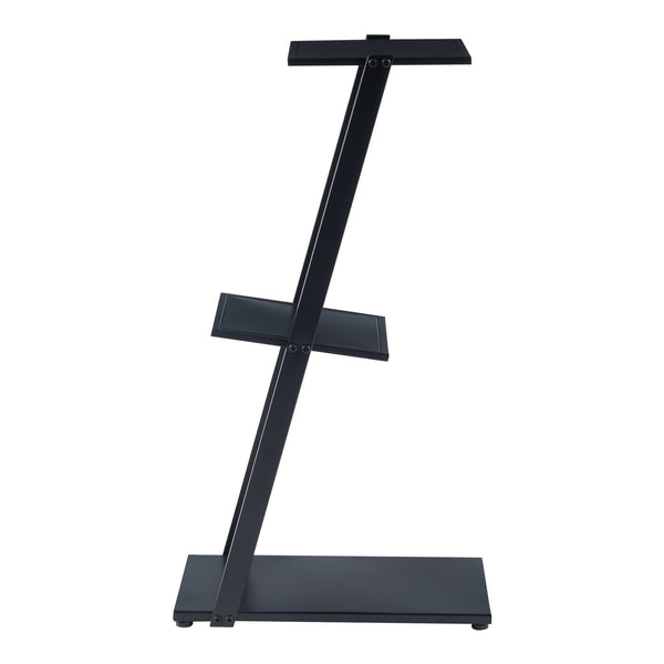 Raft de sine statator Rollag 72x40x25cm negru [en.casa]