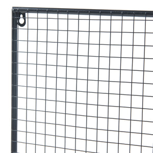 Organizator de perete Westre 70x60x11cm negru [en.casa]
