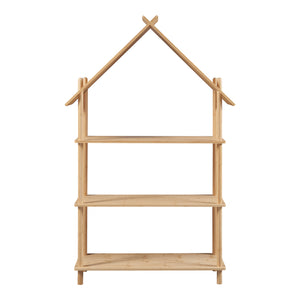 Raft carti copii Hamarøy 137x90x30cm bambus natur [en.casa]