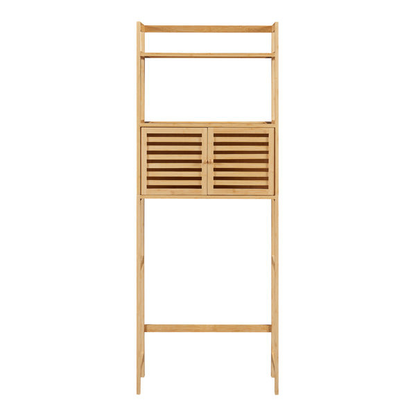 Raft baie de sine statator deasupra WC Haugesund 157.5x60x25.5cm bambus [en.casa]