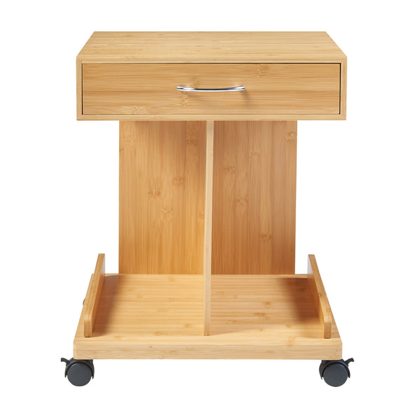 Masuta mobila Jokkmokk 56,5x43x43cm bambus [en.casa]