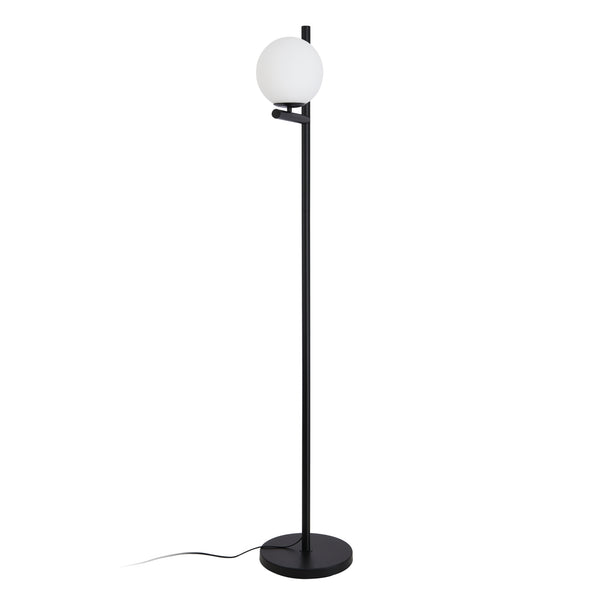 Lampa de podea Aberdaron 154 cm 1 x E27 60W alb negru [lux.pro]
