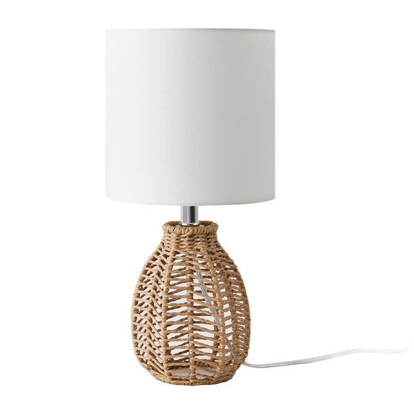 Lampa de masa Alfreton bej/crom/alb [lux.pro]