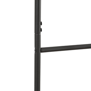 Suport prosoape design scara Bodø 176x38x2cm negru [en.casa]