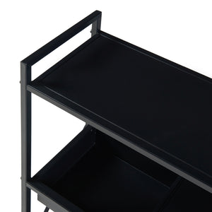 Suport plante Berkelland 65,5x60x20cm cu 3 rafturi [en.casa]
