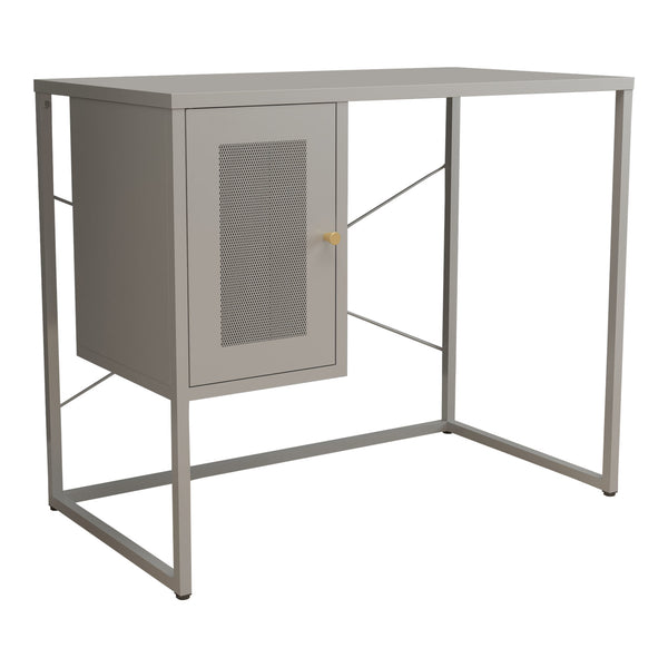 Birou Sund 75x100x50cm otel gri [en.casa]