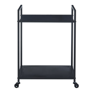 Carucior servire la masa Lesja 68,5x50x36cm metal negru [en.casa]